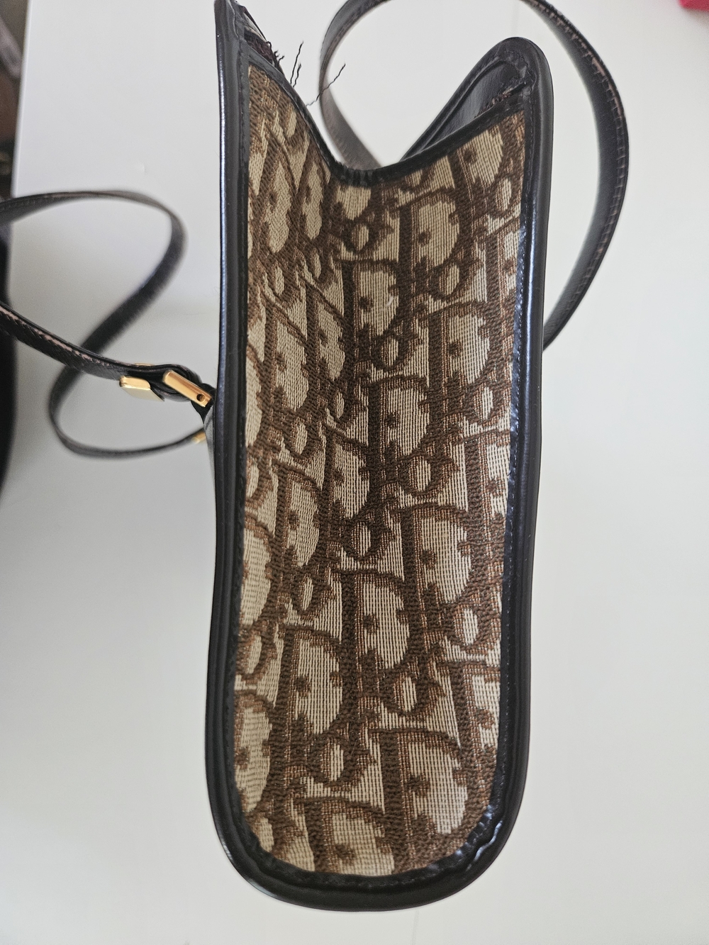 DIOR- Vintage Trotter Shoulder Bag - Picture 4 of 14